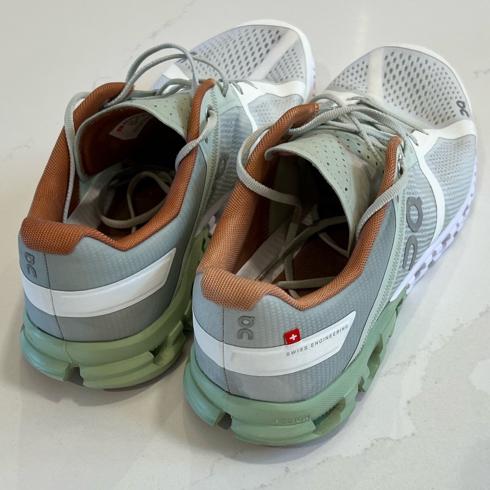 On Running Cloudflow shoes, Aloe/White, size 10 - Picture 9 of 9